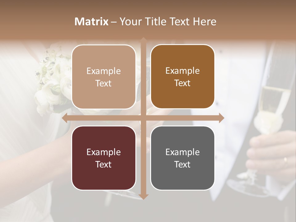 People Beautiful Bouquet PowerPoint Template