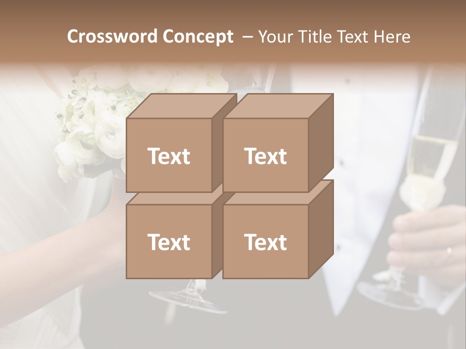 People Beautiful Bouquet PowerPoint Template