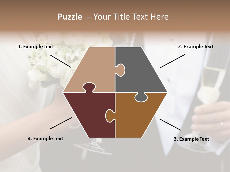 People Beautiful Bouquet PowerPoint Template