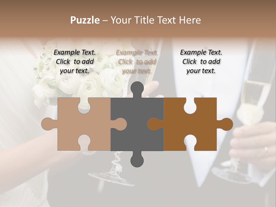 People Beautiful Bouquet PowerPoint Template