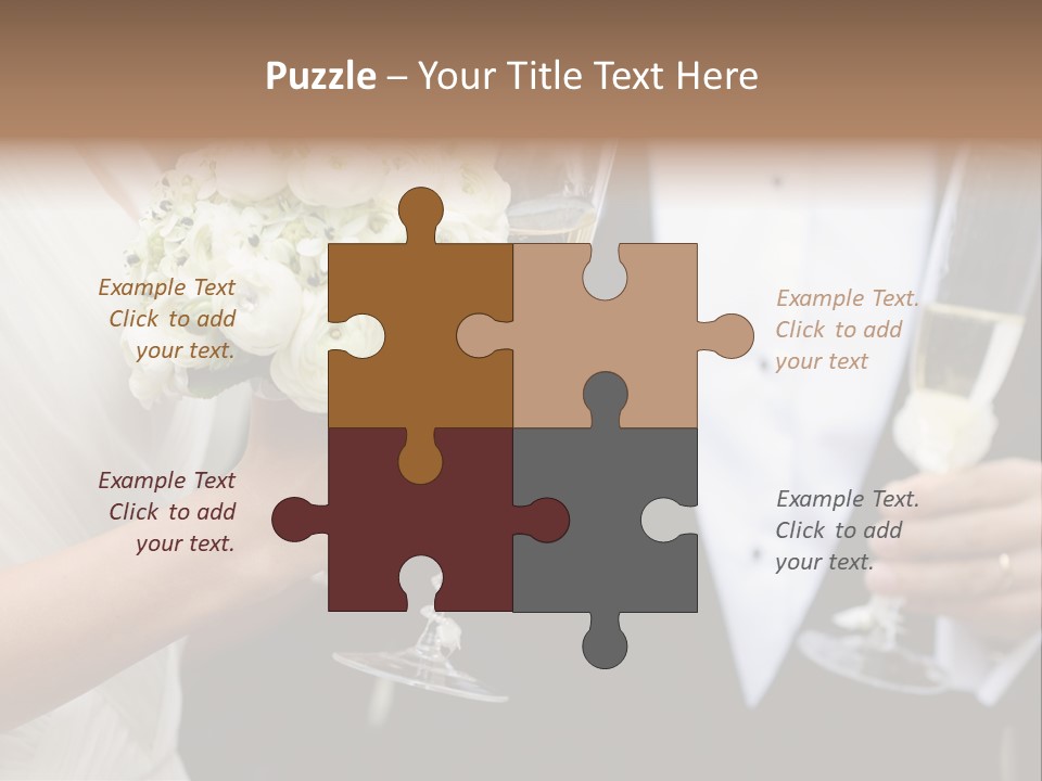 People Beautiful Bouquet PowerPoint Template