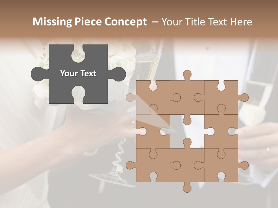 People Beautiful Bouquet PowerPoint Template