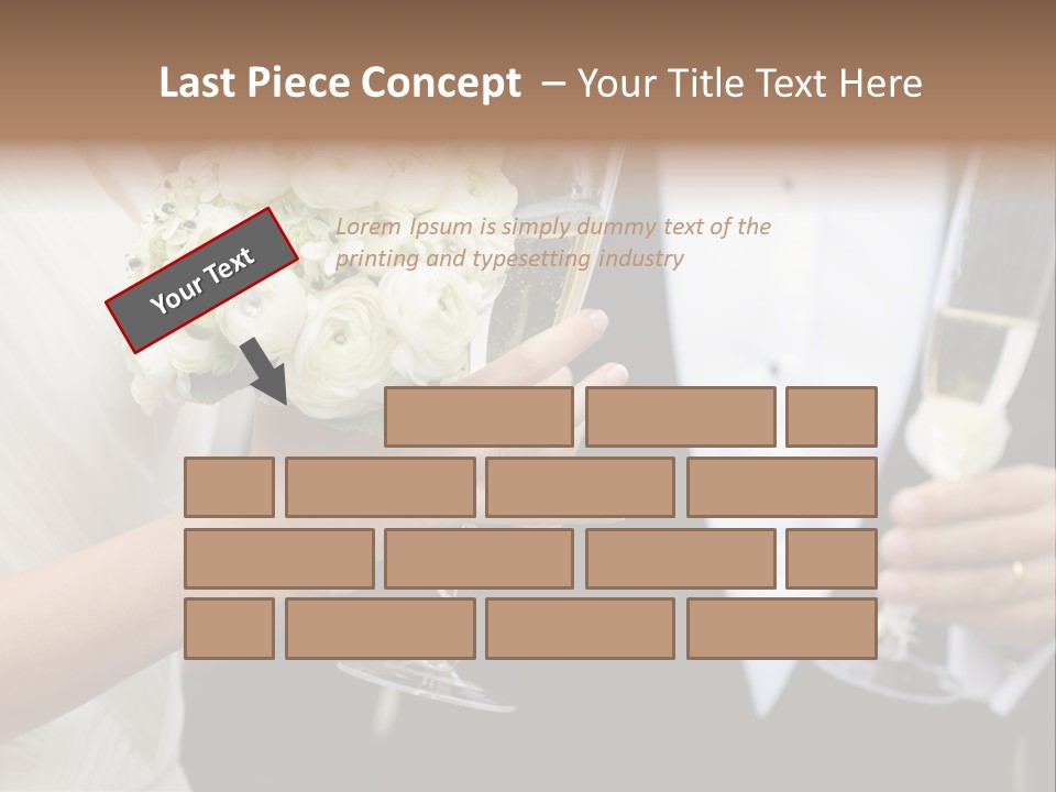 People Beautiful Bouquet PowerPoint Template