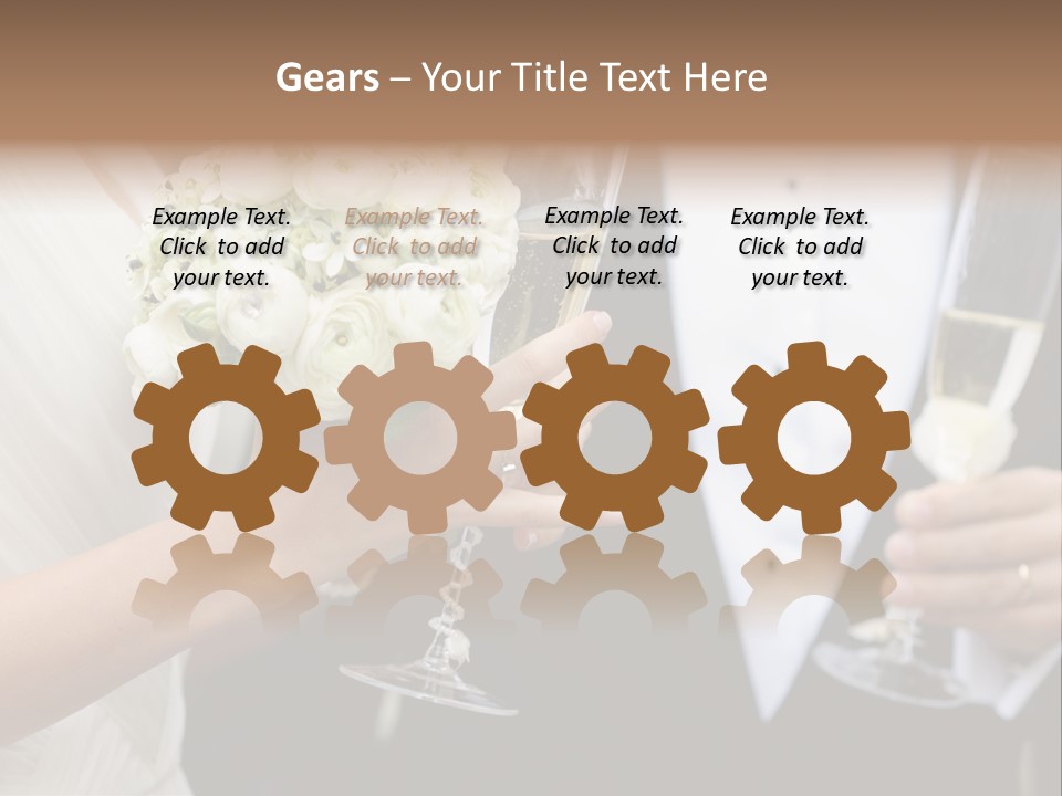 People Beautiful Bouquet PowerPoint Template