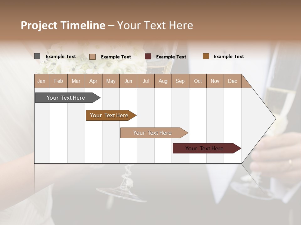 People Beautiful Bouquet PowerPoint Template