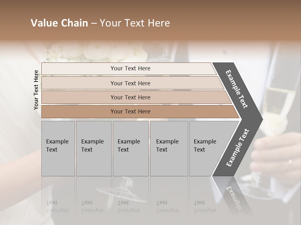 People Beautiful Bouquet PowerPoint Template