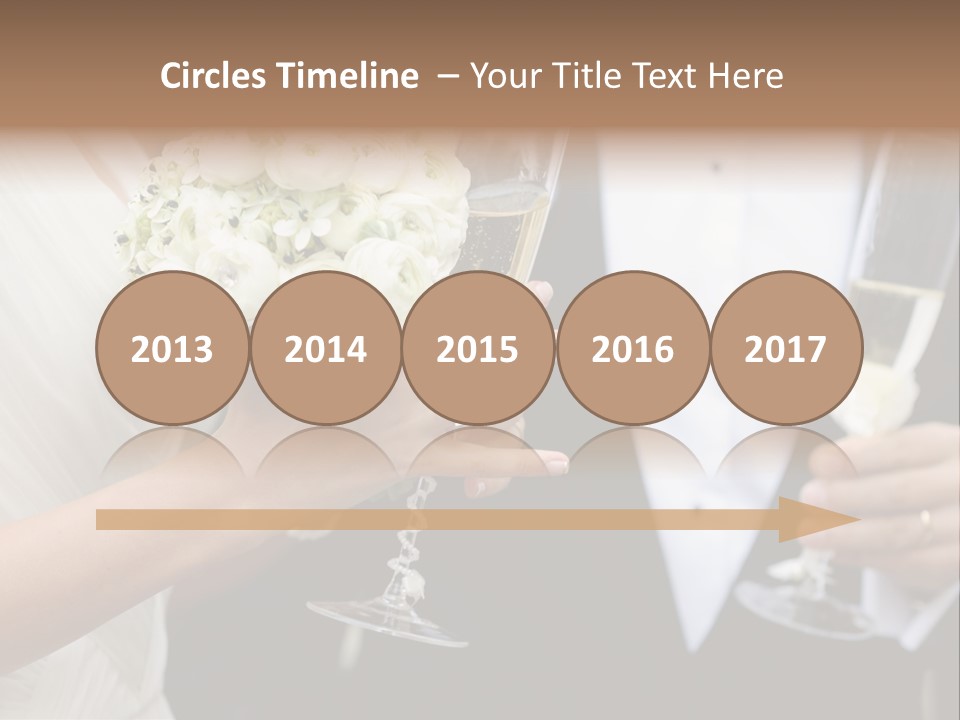 People Beautiful Bouquet PowerPoint Template
