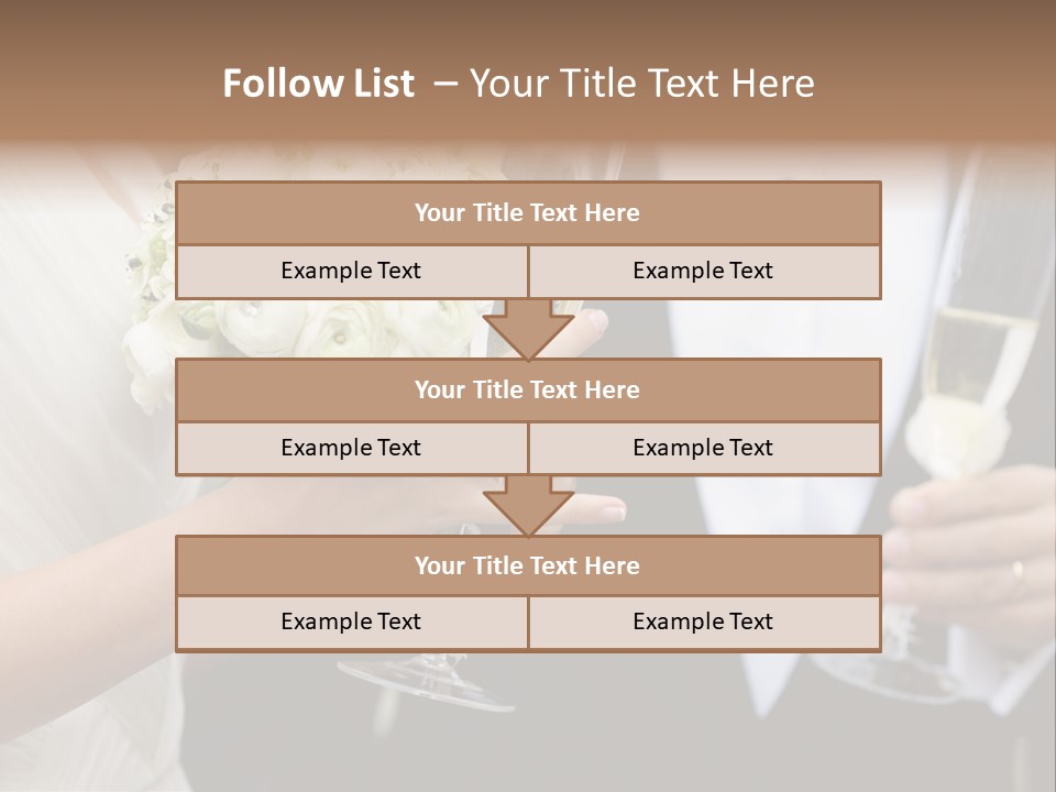 People Beautiful Bouquet PowerPoint Template