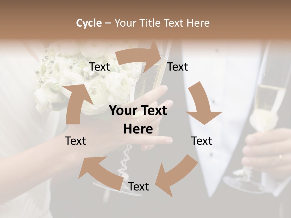People Beautiful Bouquet PowerPoint Template