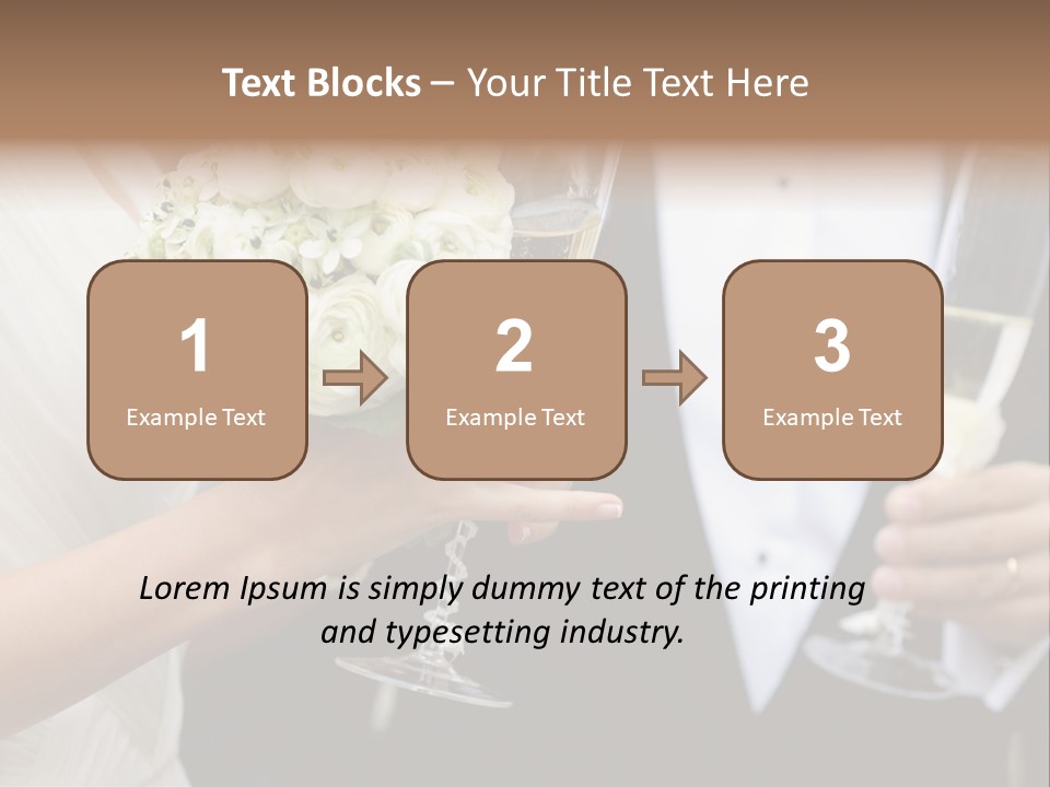 People Beautiful Bouquet PowerPoint Template