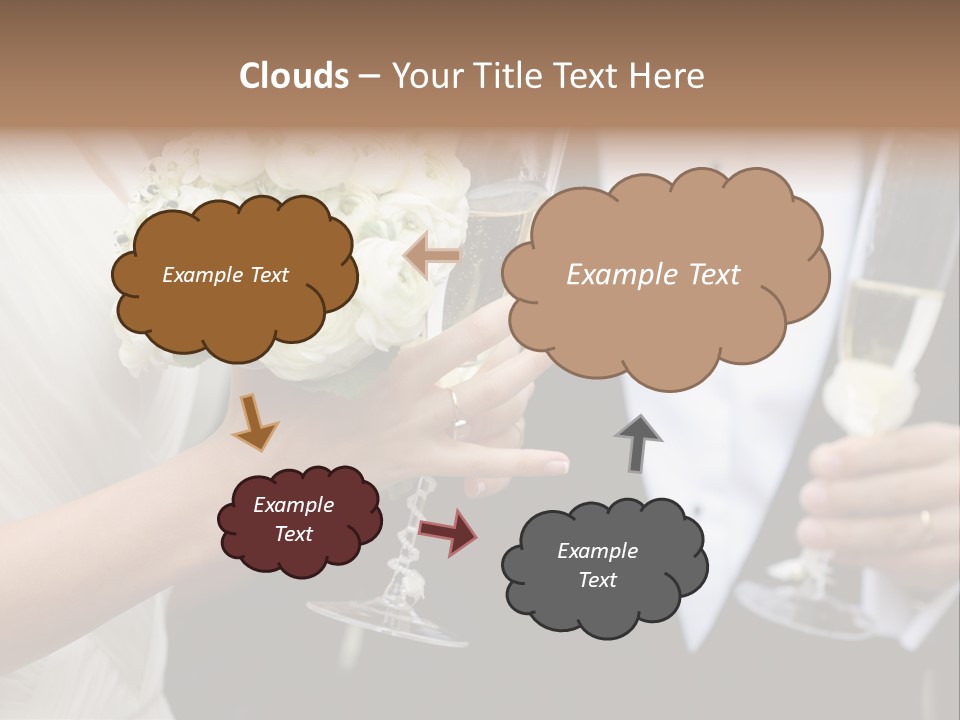 People Beautiful Bouquet PowerPoint Template