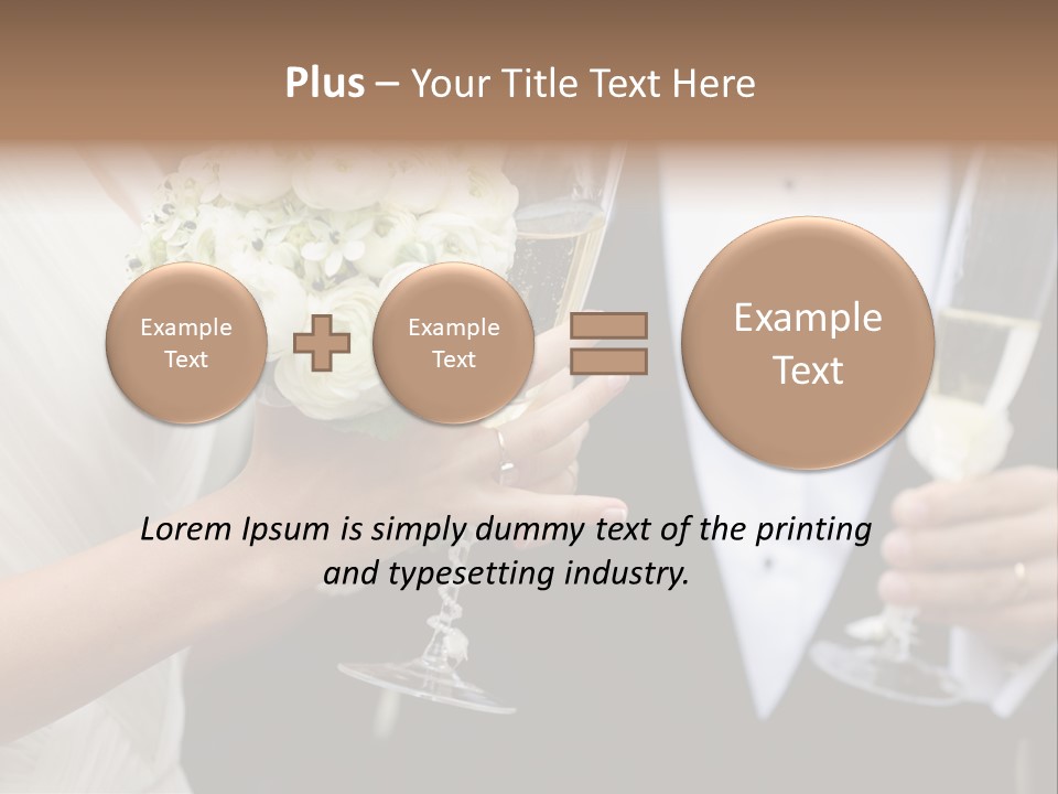 People Beautiful Bouquet PowerPoint Template