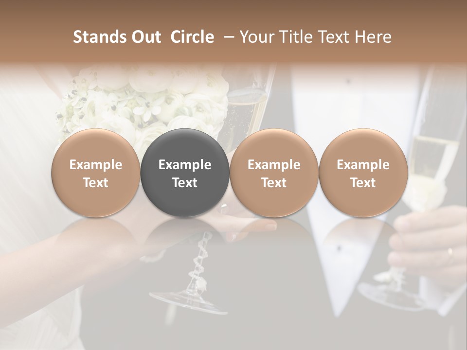 People Beautiful Bouquet PowerPoint Template
