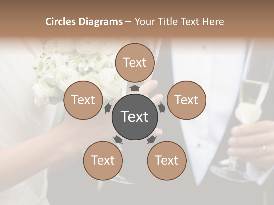 People Beautiful Bouquet PowerPoint Template