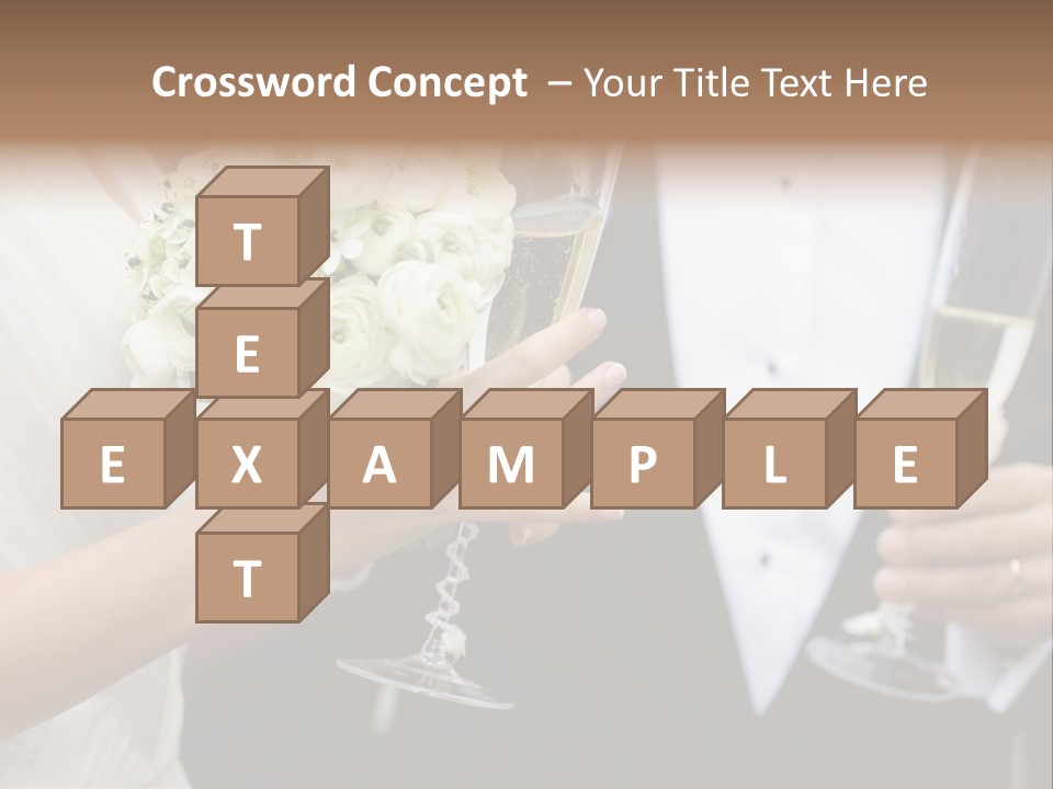 People Beautiful Bouquet PowerPoint Template