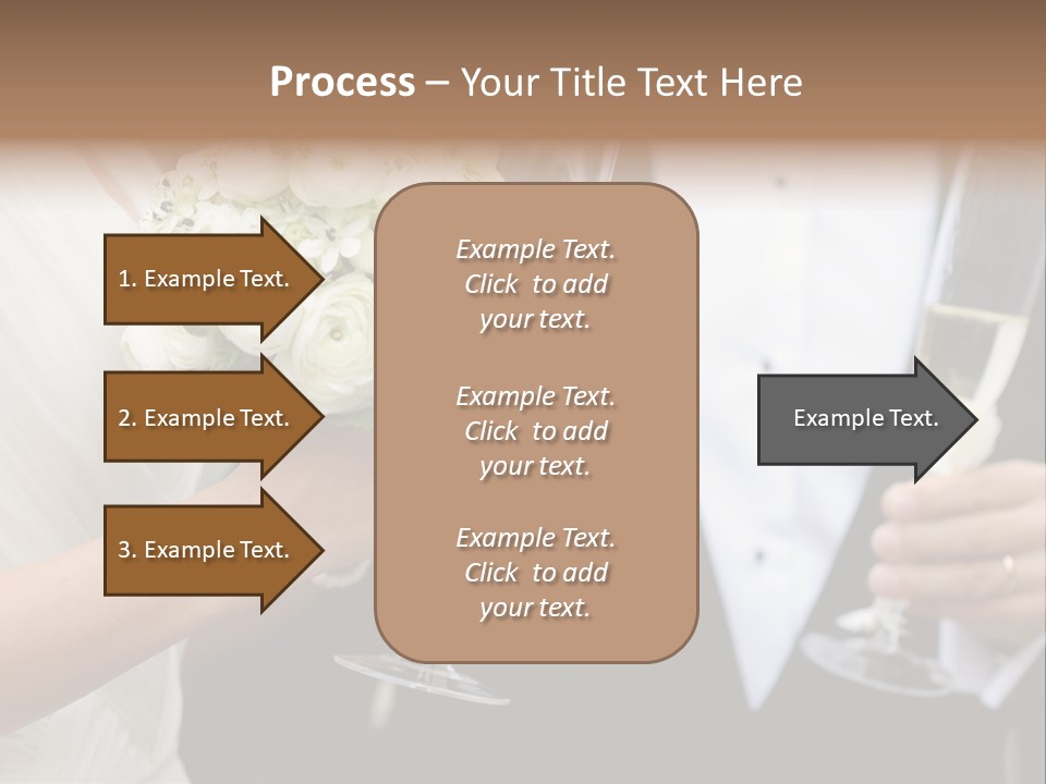 People Beautiful Bouquet PowerPoint Template