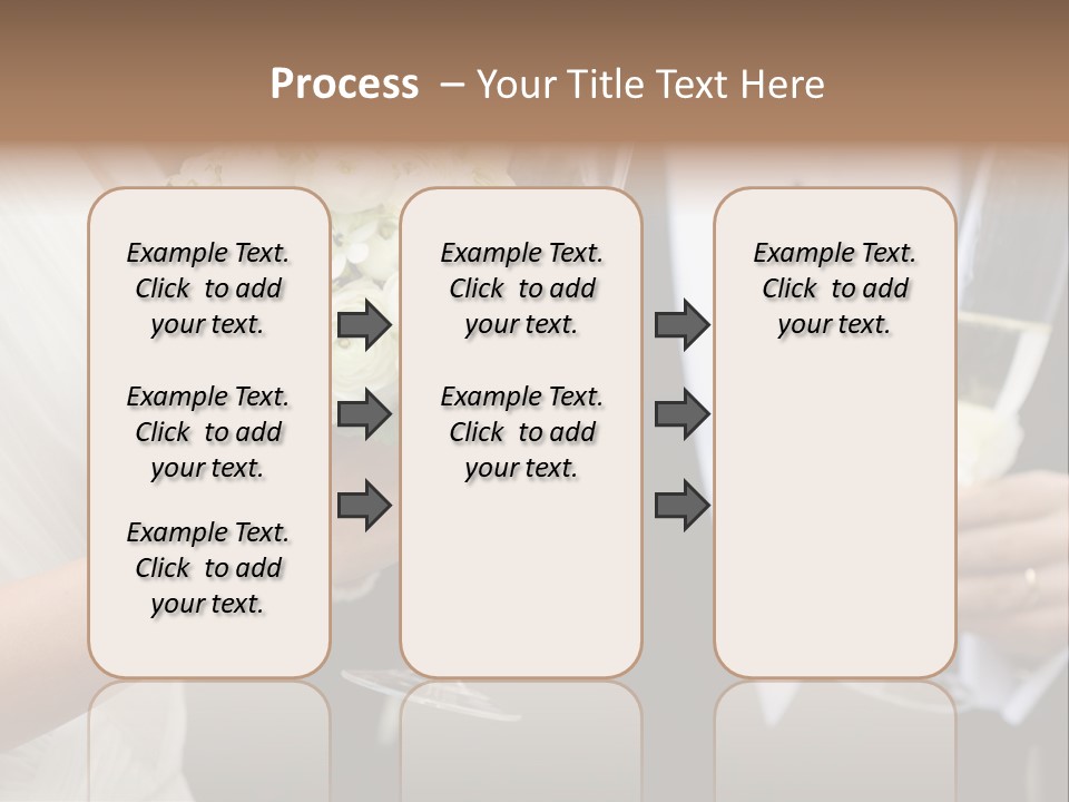 People Beautiful Bouquet PowerPoint Template