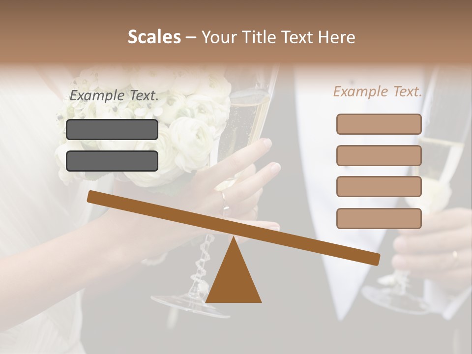 People Beautiful Bouquet PowerPoint Template