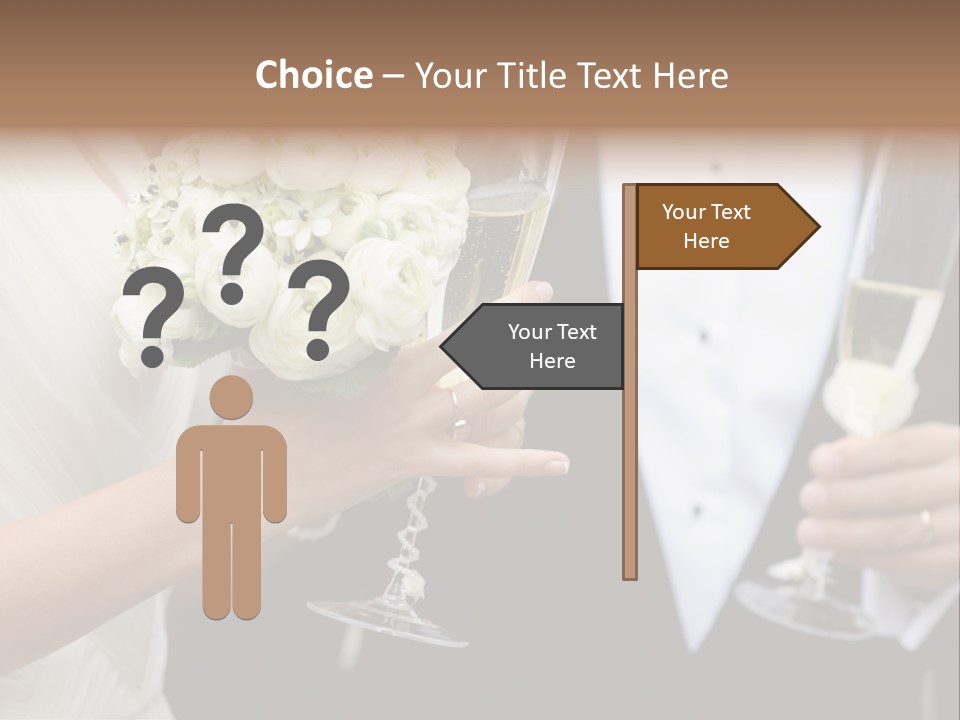 People Beautiful Bouquet PowerPoint Template