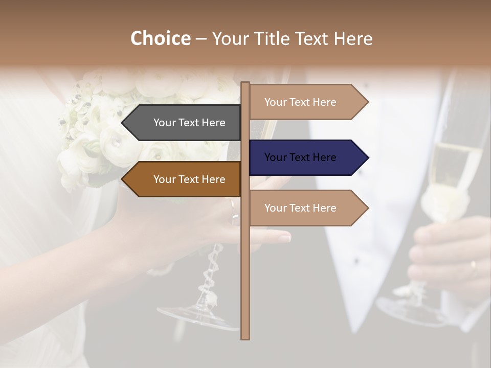 People Beautiful Bouquet PowerPoint Template