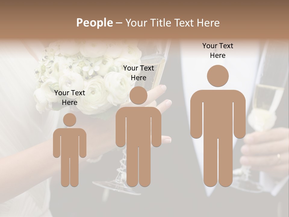 People Beautiful Bouquet PowerPoint Template