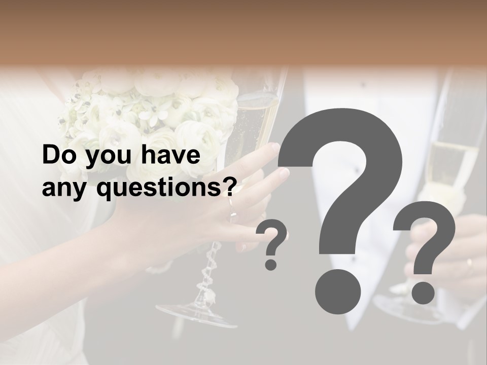 People Beautiful Bouquet PowerPoint Template