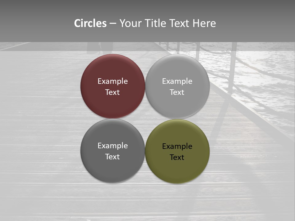 Sunny Sad Sea PowerPoint Template