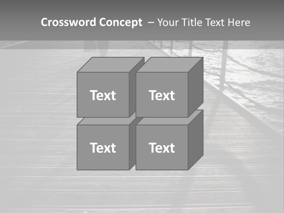 Sunny Sad Sea PowerPoint Template