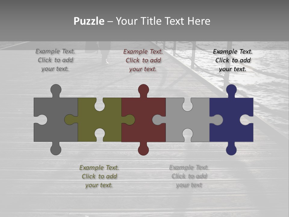 Sunny Sad Sea PowerPoint Template