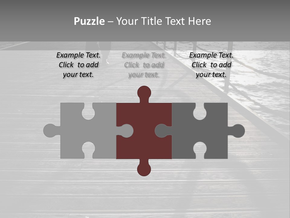 Sunny Sad Sea PowerPoint Template