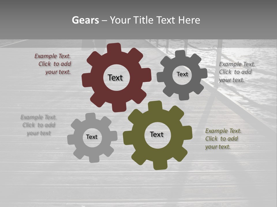 Sunny Sad Sea PowerPoint Template