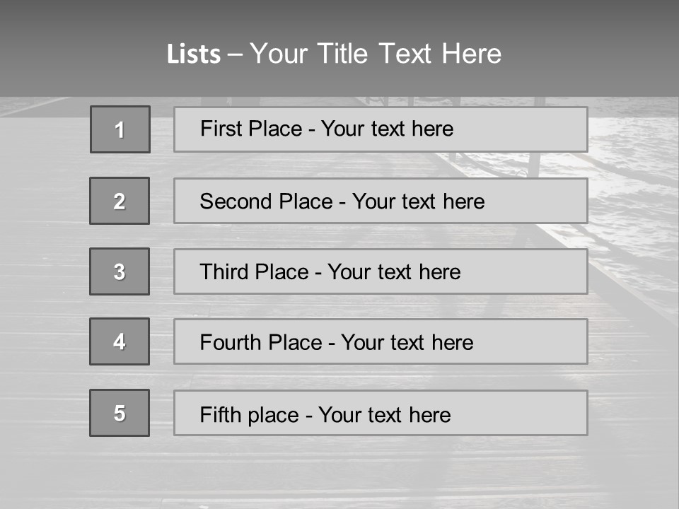 Sunny Sad Sea PowerPoint Template