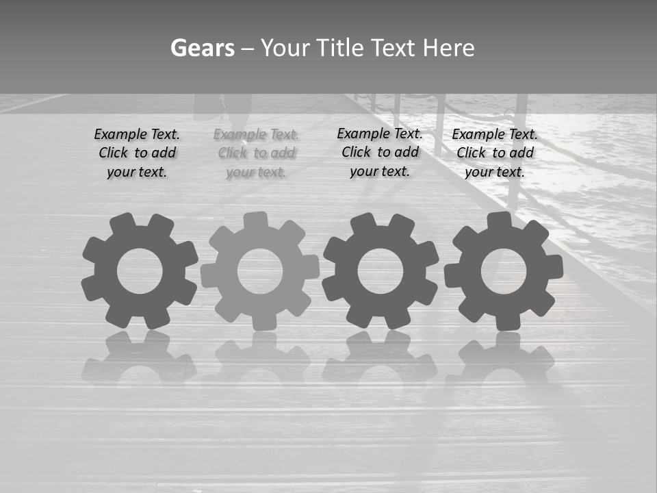 Sunny Sad Sea PowerPoint Template