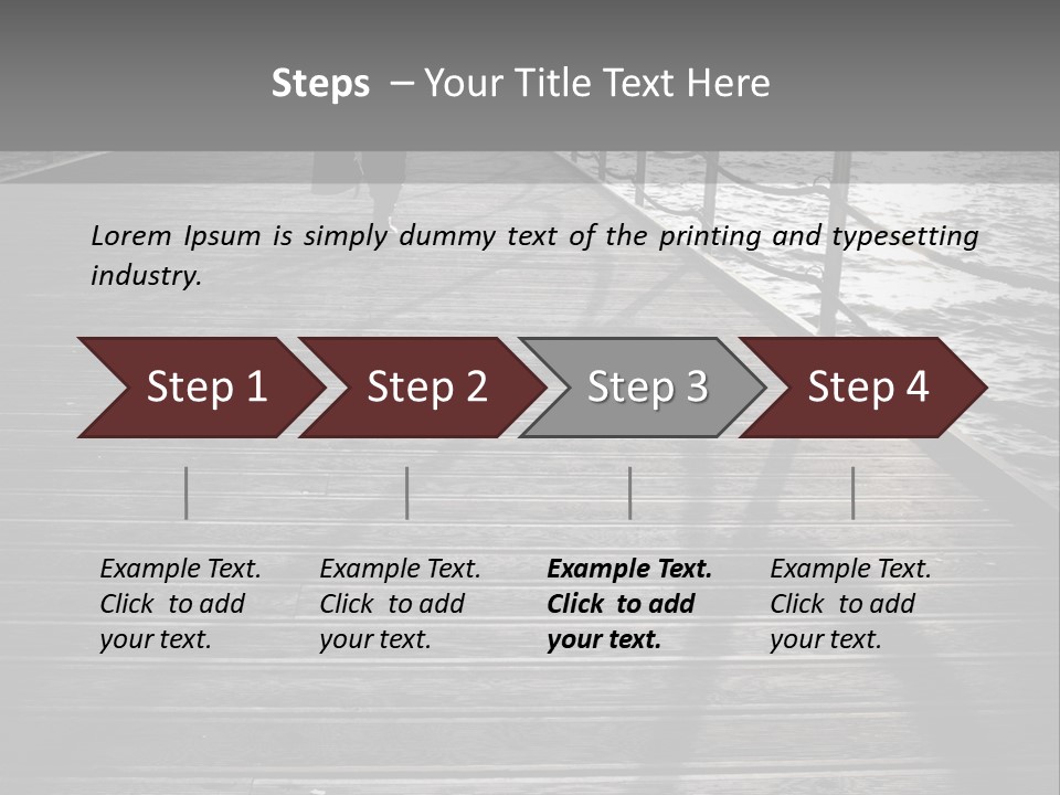 Sunny Sad Sea PowerPoint Template