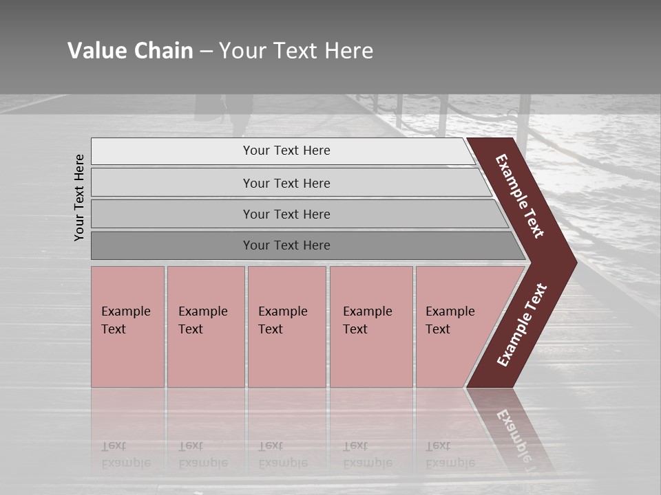 Sunny Sad Sea PowerPoint Template