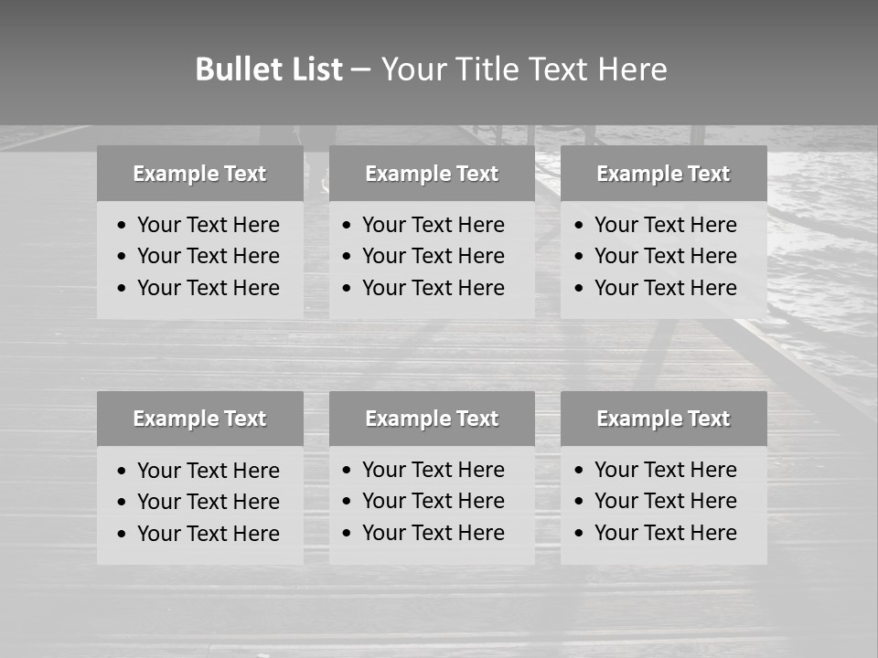 Sunny Sad Sea PowerPoint Template