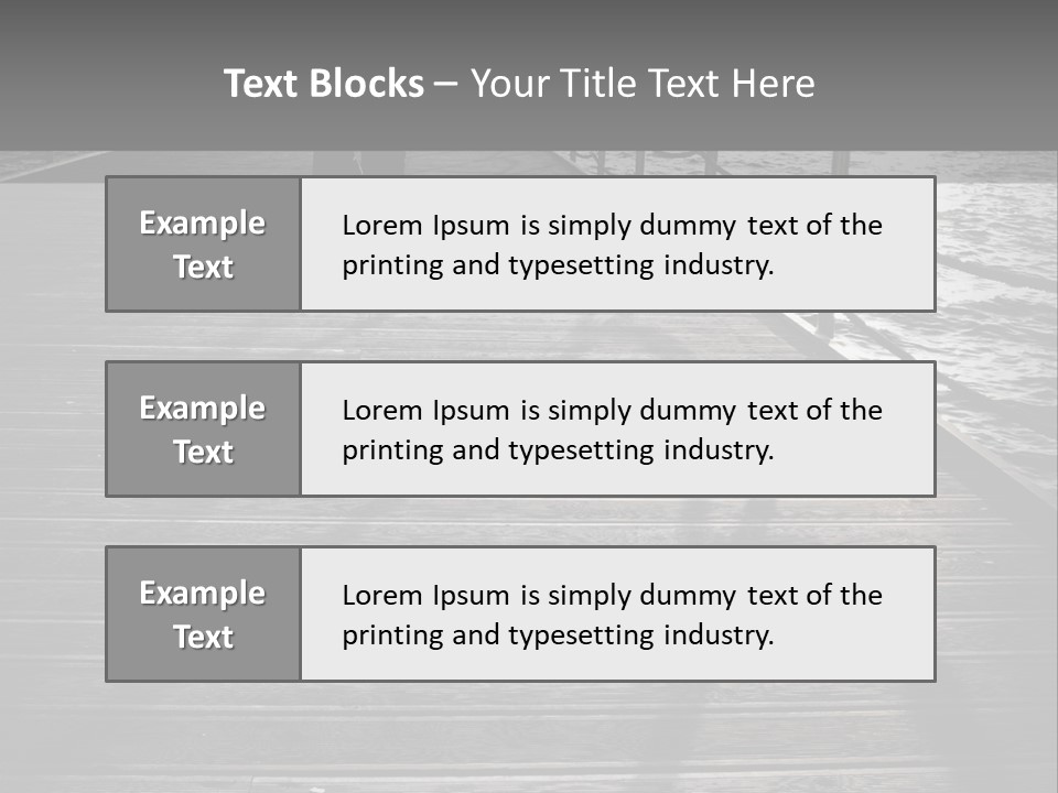 Sunny Sad Sea PowerPoint Template