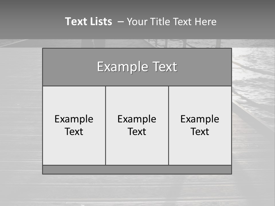 Sunny Sad Sea PowerPoint Template