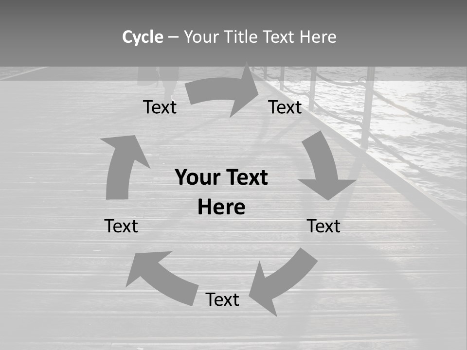 Sunny Sad Sea PowerPoint Template