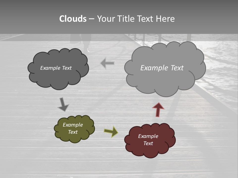 Sunny Sad Sea PowerPoint Template