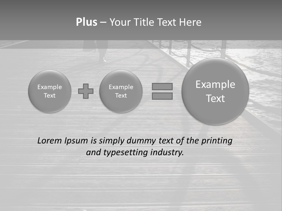 Sunny Sad Sea PowerPoint Template