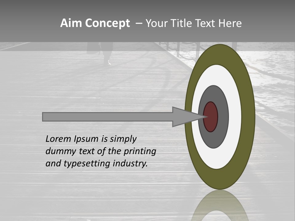 Sunny Sad Sea PowerPoint Template