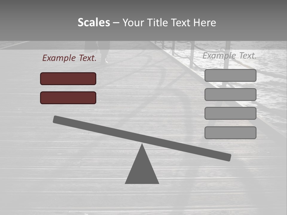 Sunny Sad Sea PowerPoint Template
