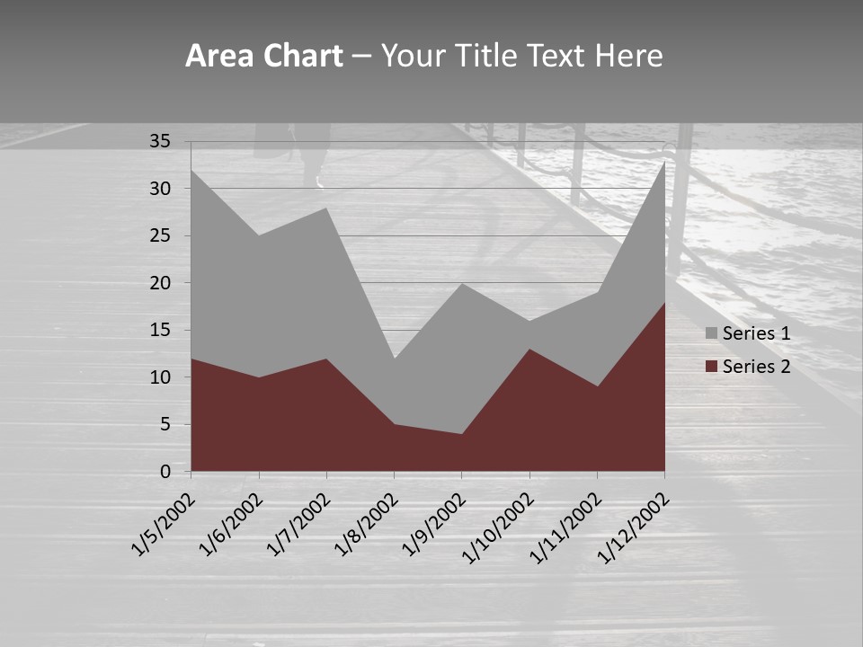Sunny Sad Sea PowerPoint Template
