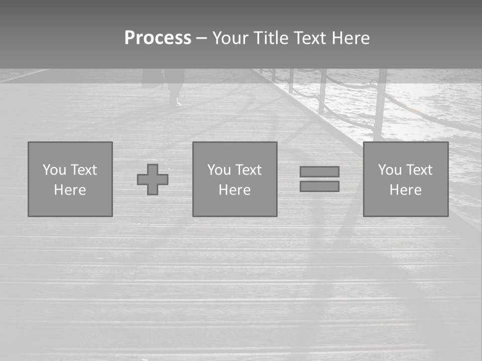 Sunny Sad Sea PowerPoint Template