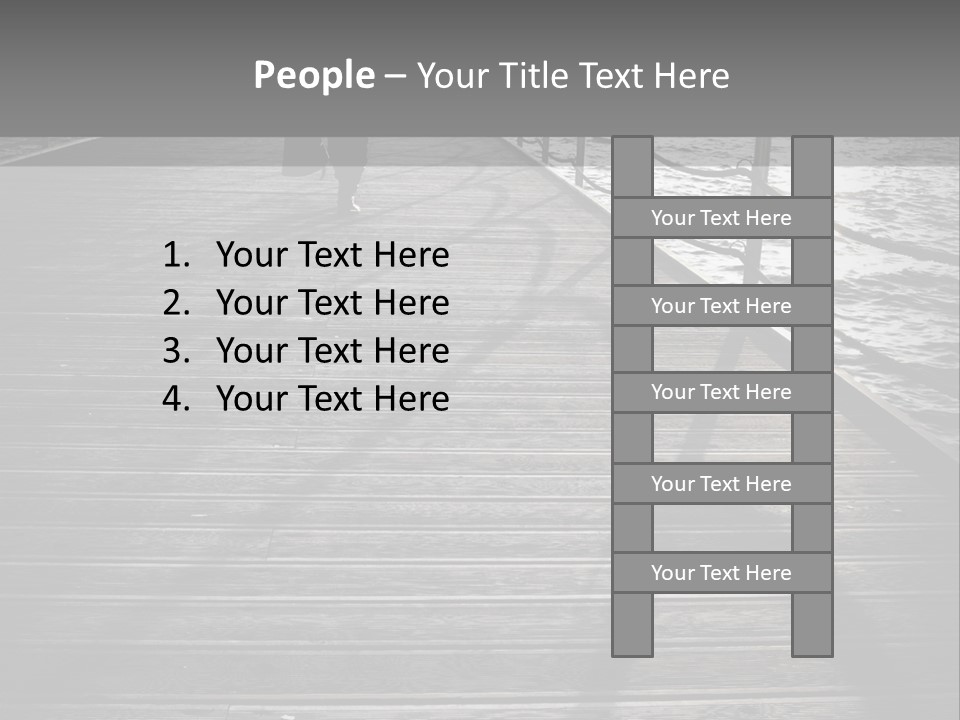 Sunny Sad Sea PowerPoint Template