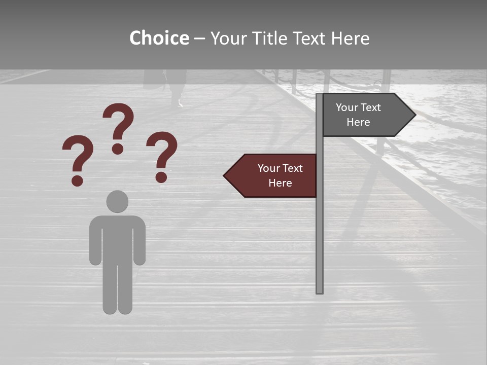 Sunny Sad Sea PowerPoint Template