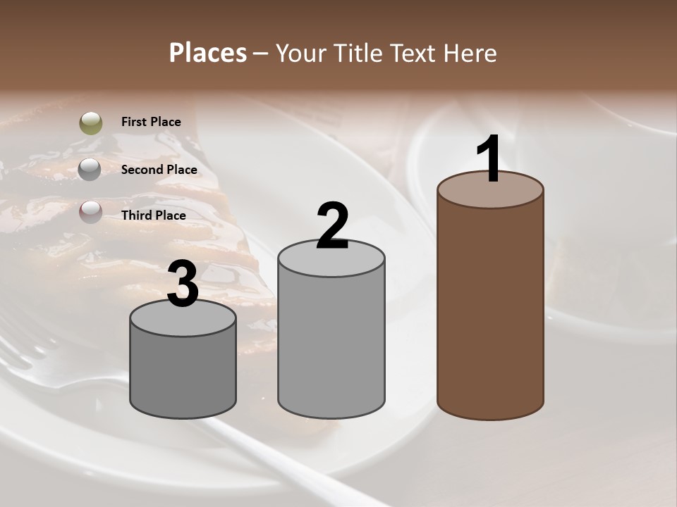 Edible Close Black PowerPoint Template