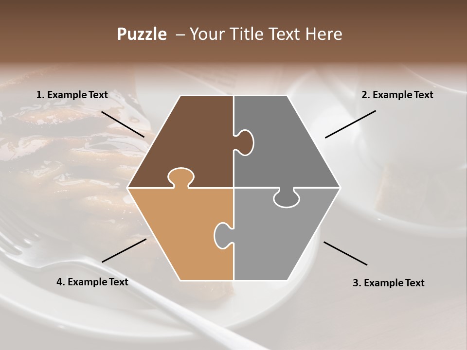 Edible Close Black PowerPoint Template