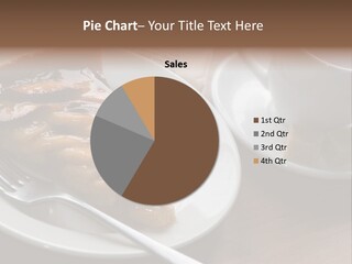 Edible Close Black PowerPoint Template